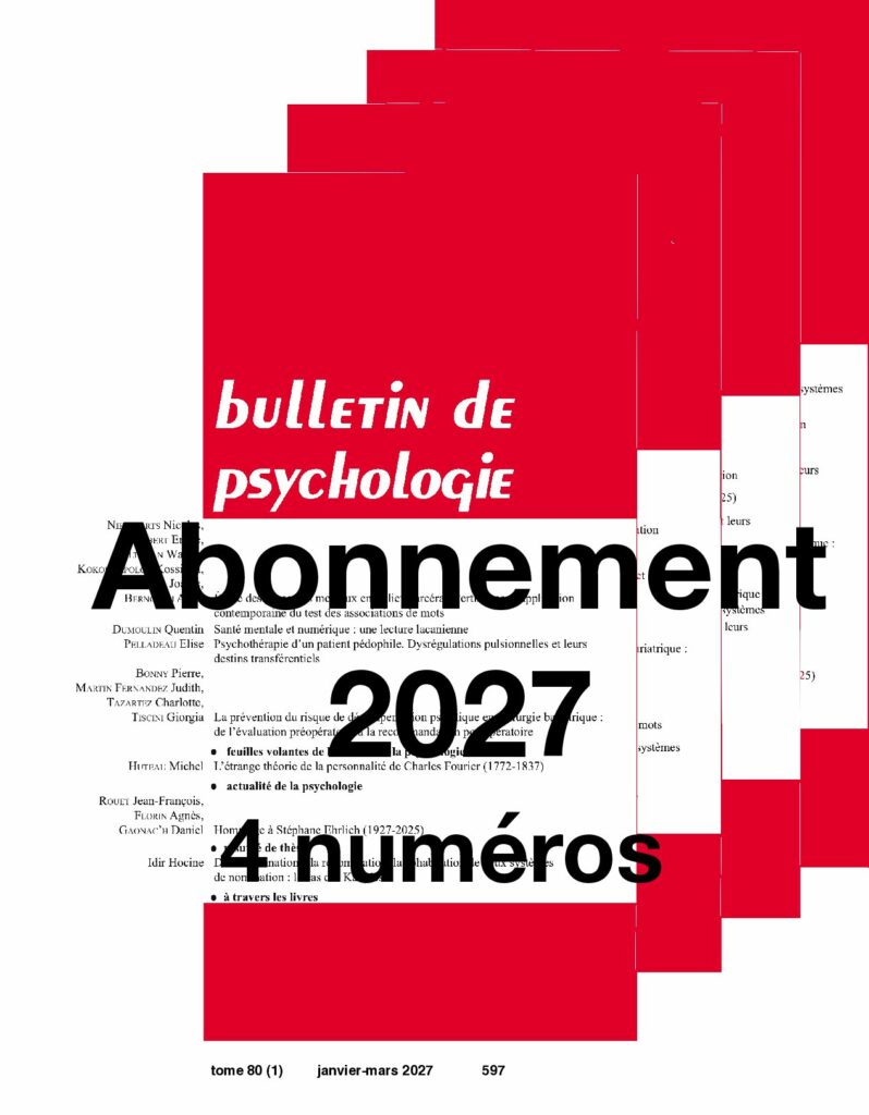 Abonnement individuel 2027